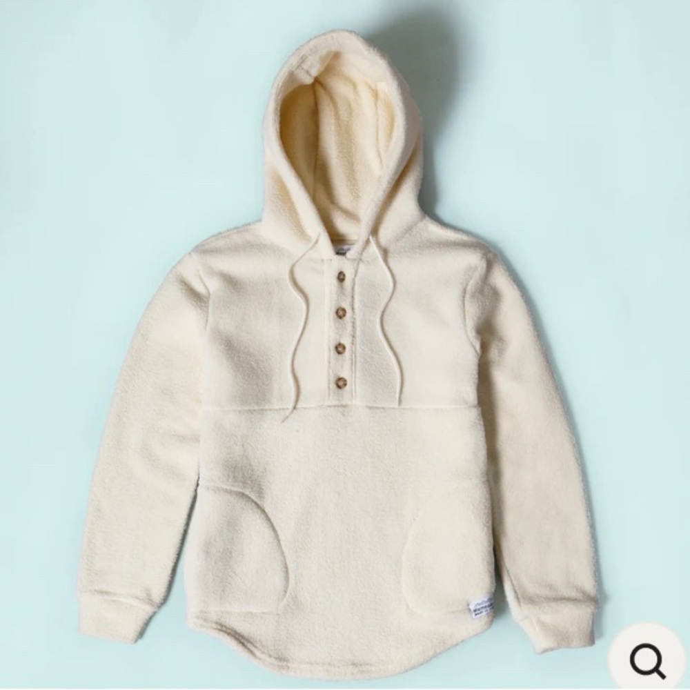 Camping fleece hoodie